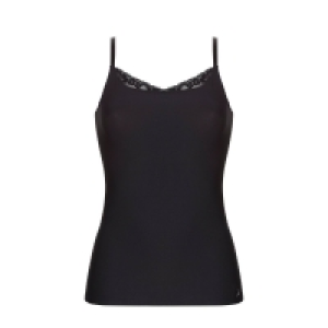 Debenhams Ten Cate Black Secrets Lace Trim Strappy Vest