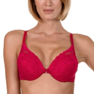 Lisca Red Evelyn Underwired Push-Up Bra