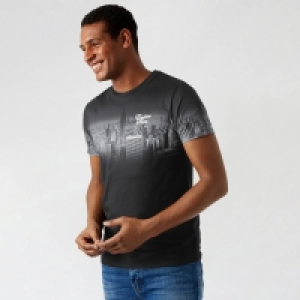 Debenhams Burton Black City Fade T-Shirt