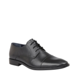 Debenhams Lotus Black Euston Leather Lace-Up Derby Shoes