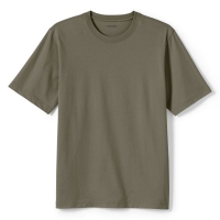 Debenhams Lands End Green Short Sleeves Super-T T-Shirt