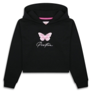 Debenhams Threadgirls Girls Black Havannah Cropped Hoodies