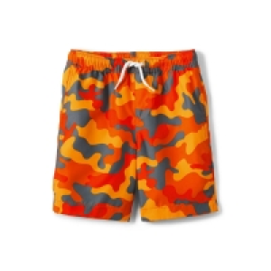 Lands End Orange Boys Swim Trunks