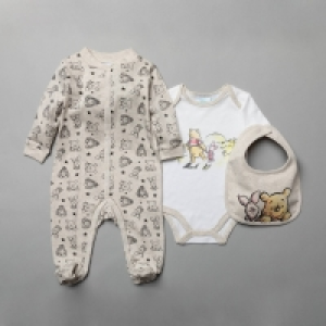 Debenhams Character Shop Disney Baby Winnie The Pooh Cream 3-piece Gift Set