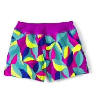 Debenhams Lands End Multi Girls Comfort Woven Waist Swim Shorts