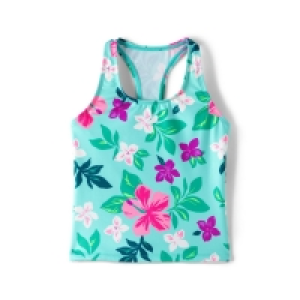 Debenhams Lands End Blue Girls Tankini Top