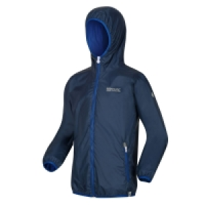 Regatta Blue Lever II Lightweight Hooded Waterproof Jacket