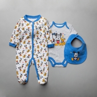 Debenhams Character Shop Disney Baby Mickey Mouse Blue 3-piece Gift Set