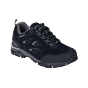 Regatta Black Kids Holcombe Waterproof Walking Shoes