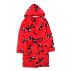 Debenhams Threadboys Boys Red Print Button Dressing Gown