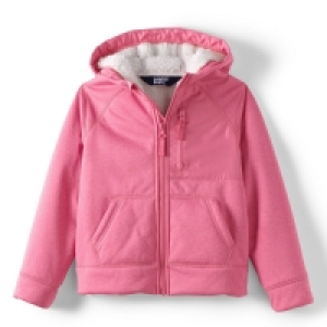 Debenhams Lands End Pink Kids Active Full Zip Hoodie