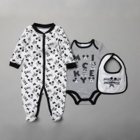 Debenhams Character Shop Disney Baby Mickey Mouse Black 3-piece Gift Set