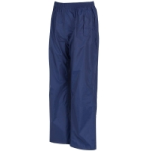 Regatta Blue Pack It Waterproof Pack Away Over Trousers