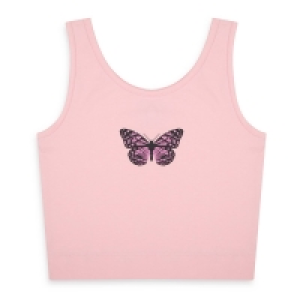 Threadgirls Girls Pink Yasmin Sporty Vest Top