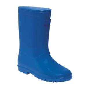Regatta Blue Wenlock Junior Wateproof Rubber Wellington Boots