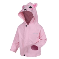 Debenhams Regatta Pink Kids Animal Character Waterproof Hooded Jacket