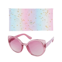 Debenhams Monsoon Pink Cat Eye Tie-Dye Sunglasses