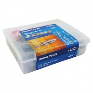 Rawlplug Uno Universal Mixed Wall Plug & Screw case - 150 Pa £6.00
