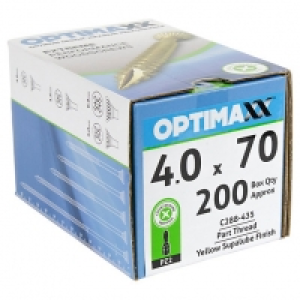 Optimaxx Pz Countersunk Zinc & Yellow Passivated Double Rein £8.13