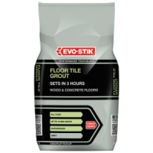 Evo-Stik Floor Tile Grout Fast Set for Wood and Concrete Flo