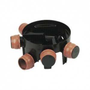 FloPlast 450mm Chamber Base with 5 Flexible Inlets - Black £50.00