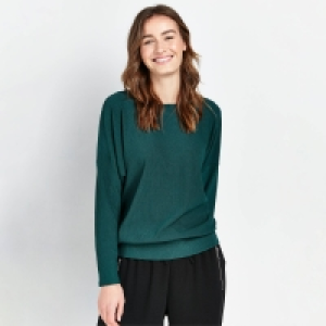 Debenhams Wallis Green Batwing Sleeves Top