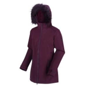 Regatta Purple Myla Waterproof Insulated Hooded Parka