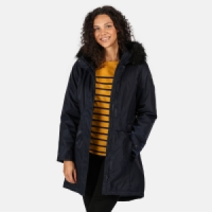 Debenhams Regatta Blue Lexis Waterproof Insulated Fur Trimmed Parka