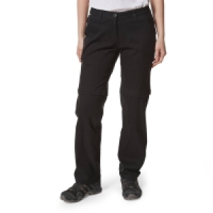 Craghoppers Black Kiwi Pro Reg Leg Length Convertible Trousers