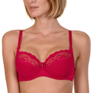 Lisca Red Evelyn Underwired Full Cup Bra
