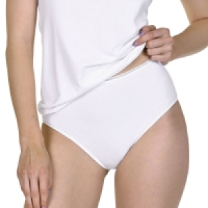Lisca 2 Pack White Cotton Modal Blend High Waisted Briefs