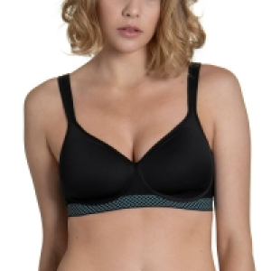 Debenhams Lisca Black Powerful Non-Wired Sports Bra