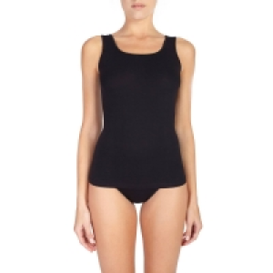 Ten Cate 2 Pack Black Cotton Seamless Vest