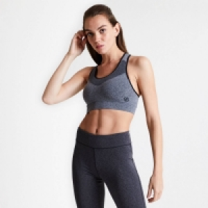 Dare 2b Grey Dont Sweat It Seamless Sports Bra