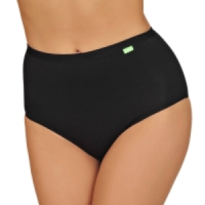 Lisca 2 Pack Black Cotton Aura Full Brief Knickers