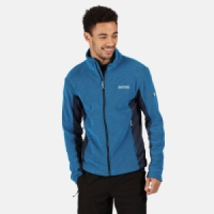 Regatta Blue Highton Winter Full Zip Two Tone Walking Fleece