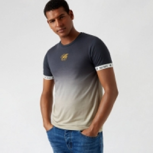 Debenhams Burton Iconic Navy and Stone Fade T-Shirt