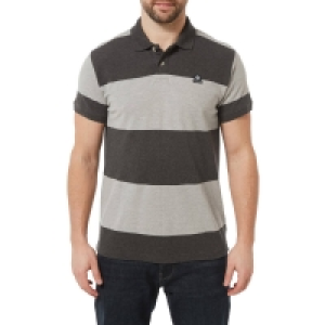 Tog 24 Grey Marl Strip Seacroft Mn Pique Stripe Polo Shirt