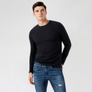 Burton Navy Long Sleeved Ottoman T-Shirt