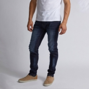 Burton Blue Tapered Raw Organic Jeans
