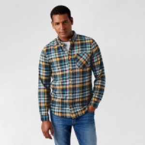 Burton Navy Checked Shirt