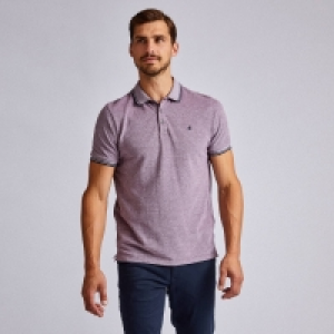 Burton Burgundy Two Tone Polo Shirt