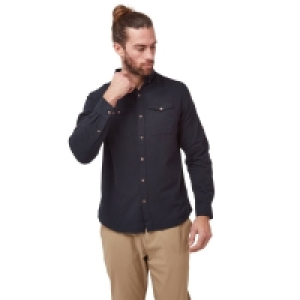Craghoppers Blue Kiwi Linen Long Sleeved Shirt