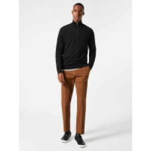 Burton Black Half Zip Organic Cotton Jumper