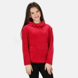 Regatta Pink Kacie Broken Stripe Hooded Fleece