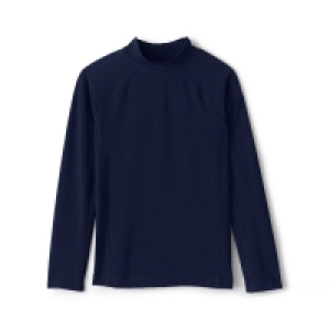 Lands End Blue Boys Long Sleeve Rash Vest