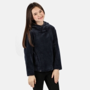 Regatta Blue Kacie Broken Stripe Hooded Fleece