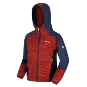 Regatta Orange Dissolver III Full Zip Hooded Walking Fleece