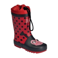 Debenhams Regatta Red Kids Mudplay Patterned Waterproof Welly Boots