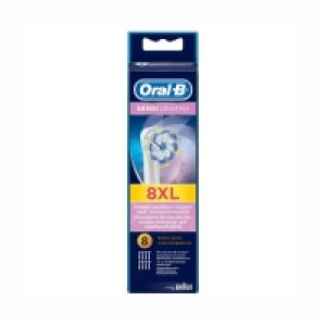 Oral B Pack of 8 Sensitive UltraThin Electric Replacement Toothbrus